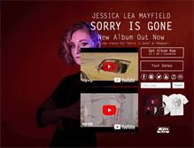 Tablet Screenshot of jessicaleamayfield.com